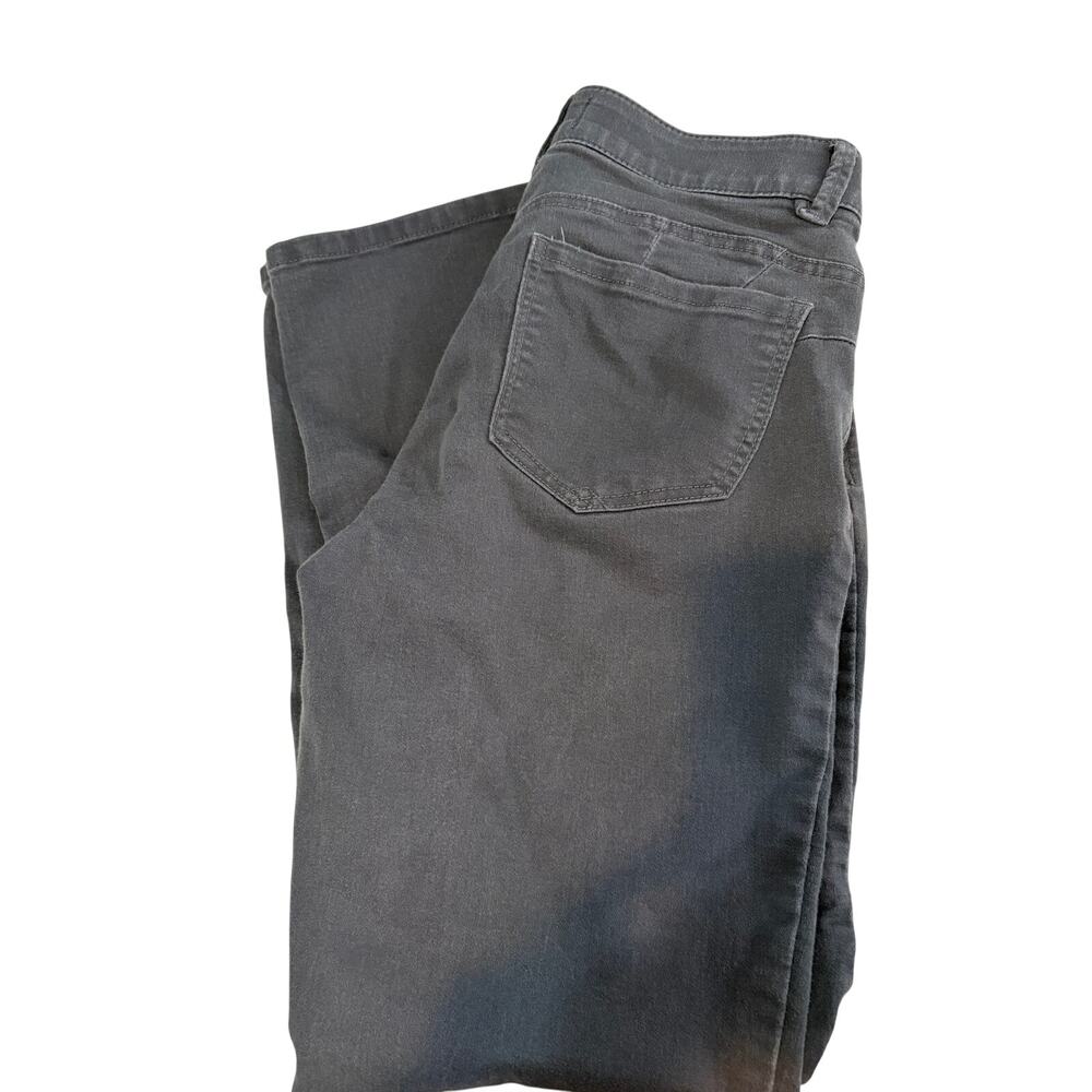 Democracy Absolution Gray Slim Straight‎ Stretch Jeans Women's Size 8 Minimalist